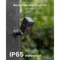 Беспроводная уличная камера видеонаблюдения ieGeek ZY-C1, 2K, 3 МП, черный (my-20052)