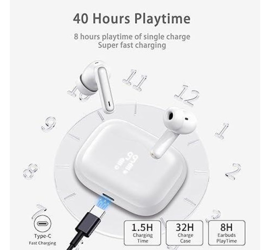 Беспроводные наушники Bluetooth A97 Pro, белый (my-20147)