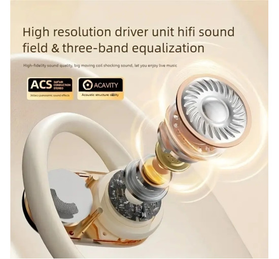 Бездротові навушники CYXG X96, бежевий (my-20154)