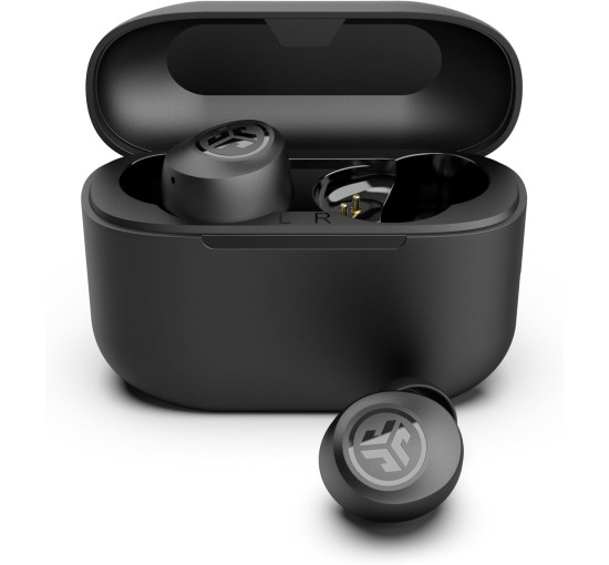 Бездротові навушники JLab Go Air Pop+ True Wireless, внутрішньоканальні, чорний (my-20141)