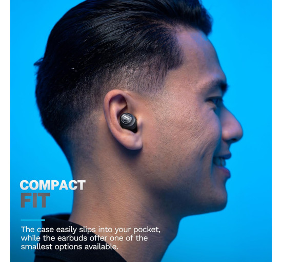 Бездротові навушники JLab Go Air Pop+ True Wireless, внутрішньоканальні, чорний (my-20141)