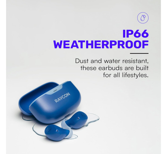 Бездротові навушники Raycon RBE726, вугільно-чорний (my-20158)