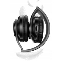 Бездротові навушники з мікрофоном та підсвічуванням B39, чорний (my-20164) Бездротові навушники з мікрофоном та підсвічуванням B39, чорний (my-20164)