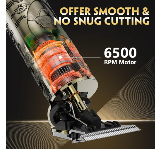 Беспроводные профессиональные триммеры для бороды с ЖК-дисплеем, аккумулятор 2500 мА·ч, 10 Вт (my-20018)