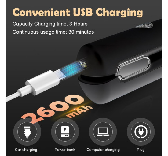 Бездротові випрямлячі для волосся AVCXEC WULIY-578, 2 в 1: випрямляч для волосся та щипці для завивки, чорний (20001)