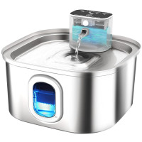 Беспроводной фонтан для кошек Papettly, 3,2 л, из нержавеющей стали (my-20102)