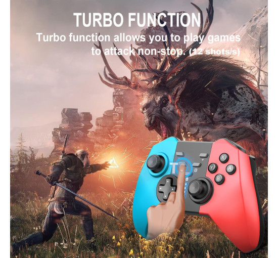 Беспроводной контроллер BIGBIG WON 8592, для Nintendo Switch, красно-синий (my-20175)