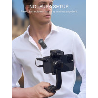 Бездротовий мікрофон FIFINE M9 для iPhone/Android/камери, чорний (my-20025)