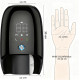Бездротовий ручний масажер GOBOK FE-0161 з підігрівом/охолодженням, 6D розминанням та стисненням, чорний (my-20028)