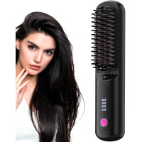 Бездротовий випрямляч для волосся Generic QH-20, 4 температурні режими, USB-акумулятор, чорний (my-20047)