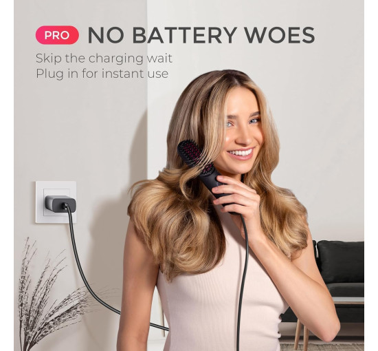 Беспроводной выпрямитель для волос TYMO HC122, черный (my-20068)