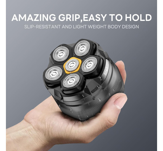 Бритва DOAO A6-New, плавающие магнитные лезвия 6D, гладкое бритье за ​​3 минуты, зарядка от USB-C (my-20005)