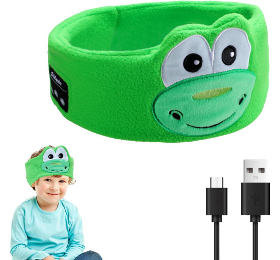 Дитячі навушники UOEPOWA з оголов'ям, бездротові, динозавр (my-20183)