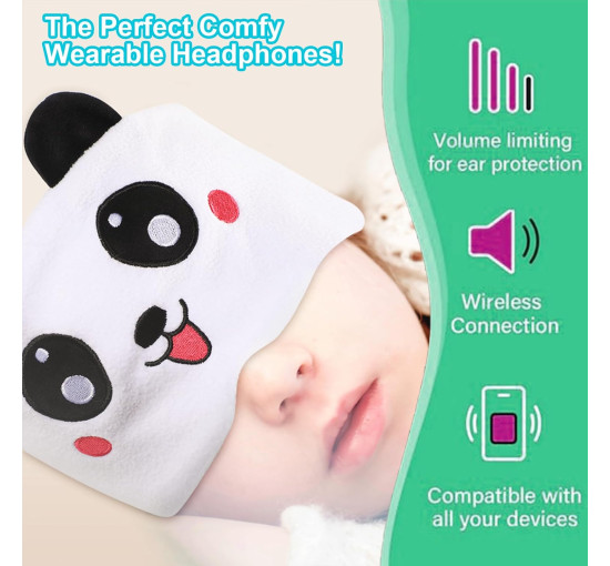 Дитячі навушники UOEPOWA з оголов'ям, бездротові, динозавр (my-20183)