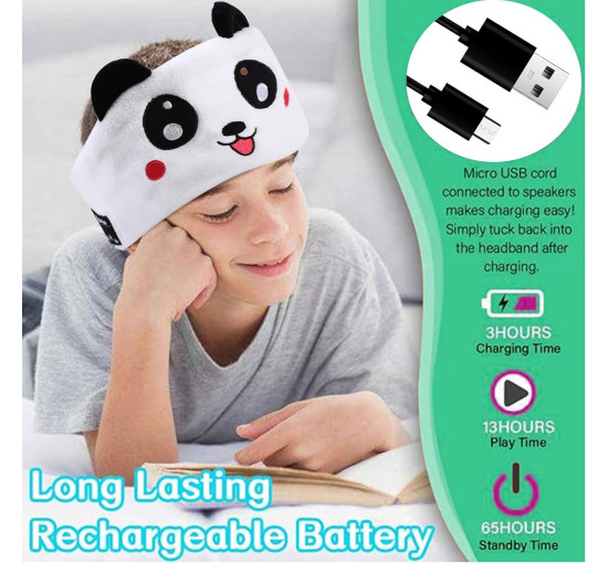 Дитячі навушники UOEPOWA з оголов'ям, бездротові, динозавр (my-20183)