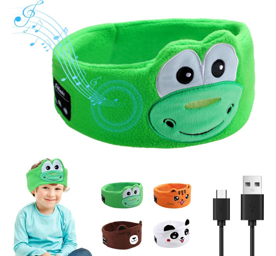 Дитячі навушники UOEPOWA з оголов'ям, бездротові, динозавр (my-20183)
