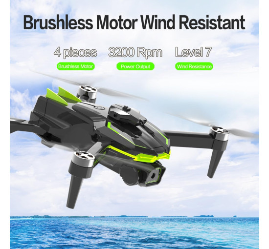 Дрон HONIVON Drone B6 з камерою 8 Мп 1080P HD, сірий (my-20082)