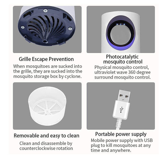 Электрическая лампа-уничтожитель комаров AllExtreme EX-MBS01 (my-20211)