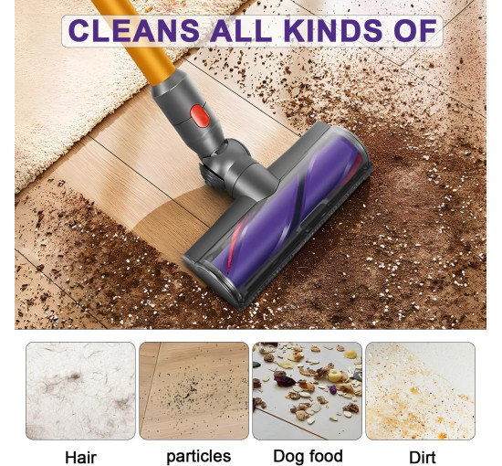 Електрична щітка SIMAIYI, сумісна з Dyson V7, V8, V10, V11, V15, сірий (my-20173)