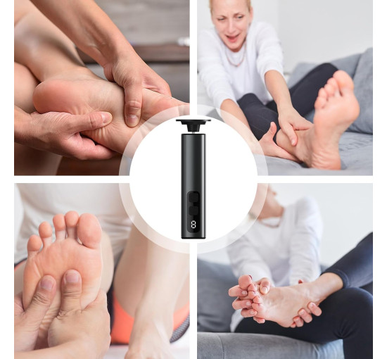 Электрический инструмент Generic для удаления мозолей на ногах, черный (my-20182)