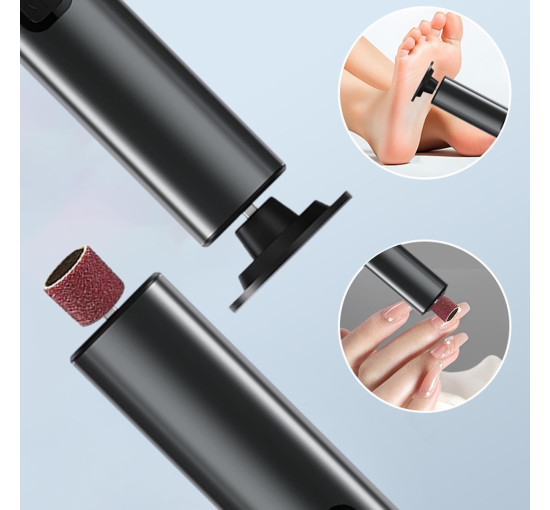 Электрический инструмент Generic для удаления мозолей на ногах, черный (my-20182)