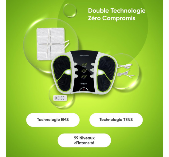 Электрический массажер для ног Weightworld, белый (my-20096)