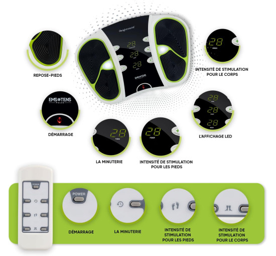 Электрический массажер для ног Weightworld, белый (my-20096)