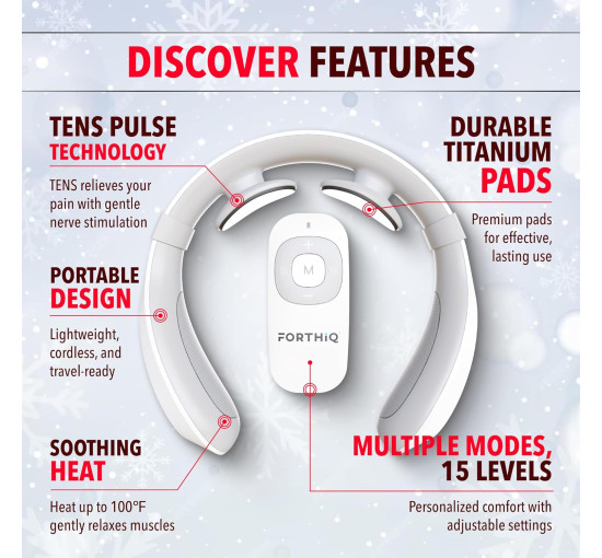 Електричний масажер FORTHiQ ST-304 для шиї (my-20144)