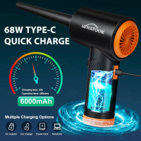 Електричний пилосос WHATOOK Air Duster зі стисненим повітрям, помаранчевий (my-20124)