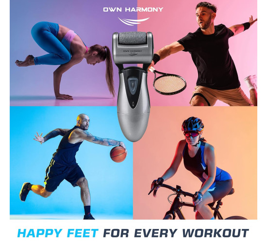 Электрическое устройство Own Harmony CR900 для педикюра с 3 роликами, серый (my-20127)