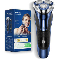 Электробритва FitSan Rs1003 для влажного и сухого бритья с лезвиями PowerCut, синий (my-20122)