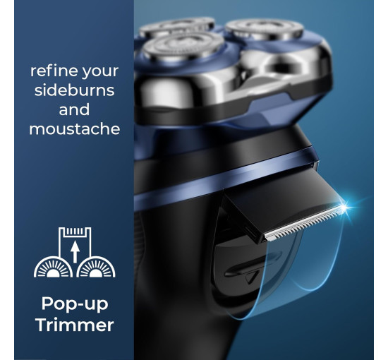 Електробритва FitSan Rs1003 для вологого та сухого гоління з лезами PowerCut, синій (my-20122)