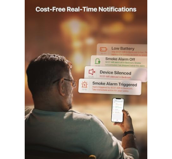 Интеллектуальный датчик дыма и угарного газа X-Sense SC07-MR11 с базовой станцией SBS50 (my-20004)