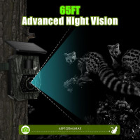 Камера для стеження MAXDONE PH970S, 48 МП, 30 кадрів за секунду, акумулятор 5200 мА·год, темно-зелений (my-20048)