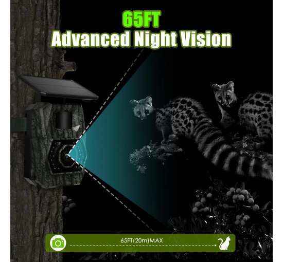 Камера для слежения MAXDONE PH970S, 48 МП, 30 кадров в секунду, аккумулятор 5200 мА·ч, темно-зеленый (my-20048)