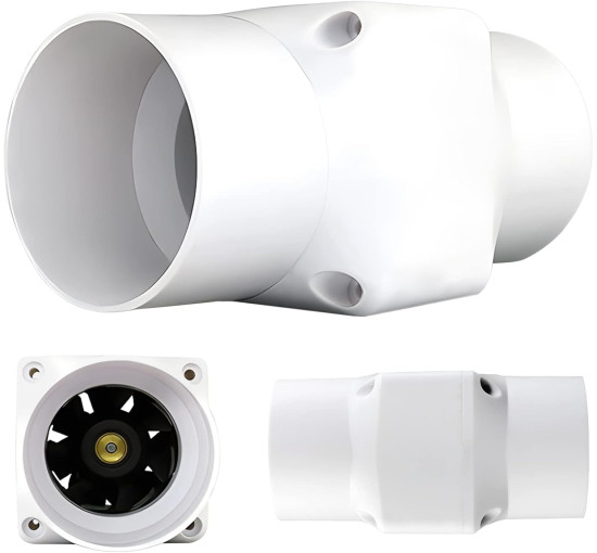 Канальний вентилятор YHYYU JYT-9LI-KY для ванної кімнати, білий (my-20203)