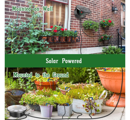 Комплект для крапельного поливу TRJZWA BSV-IC301 на сонячній батареї (my-20101)