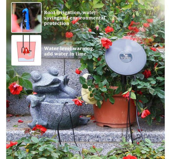 Комплект для крапельного поливу TRJZWA BSV-IC302 на сонячній енергії (my-20134)