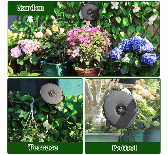 Комплект для крапельного поливу TRJZWA BSV-IC302 на сонячній енергії (my-20134)