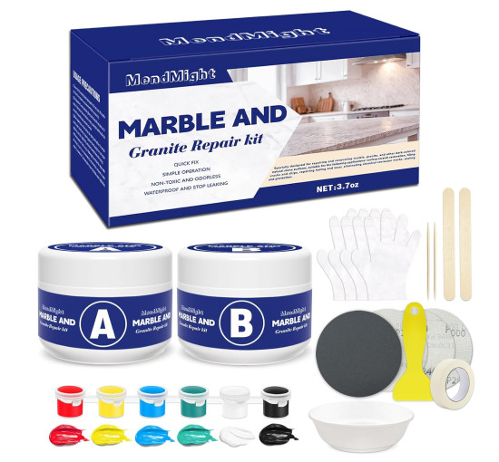 Комплект для ремонта MendMight 150 г ванн из стекловолокна, плитки, гранита, с прочной адгезией (my-20207)
