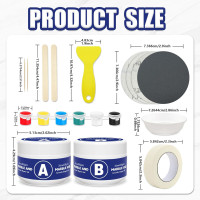 Комплект для ремонту MendMight 150 г ванн зі скловолокна, плитки, граніту, з міцною адгезією (my-20207)