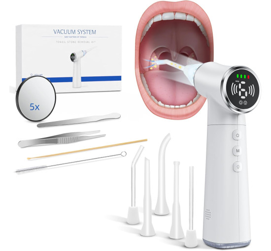 Комплект для видалення каміння з мигдаликів Vhipu, білий (my-20066)