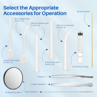 Комплект для удаления камней из миндалин Vhipu, белый (my-20066)