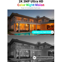 Комплект из 2 беспроводных камер видеонаблюдения ieGeek ZS-GX3S, белый (my-20110)