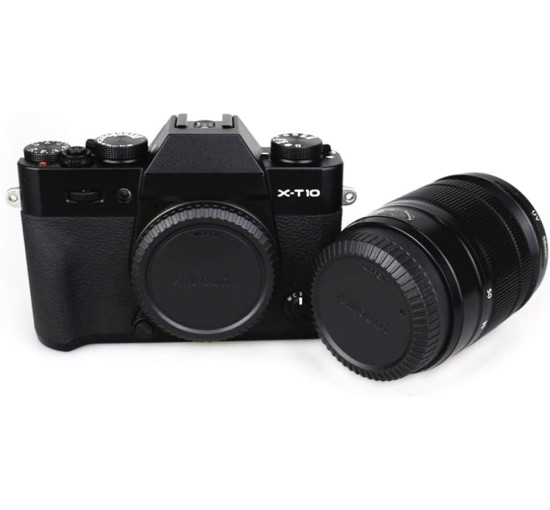 Комплект PROfezzion CapK4 з 2 кришок корпусу X-Mount та задніх кришок об'єктива для Fujifilm, чорний (my-20180)