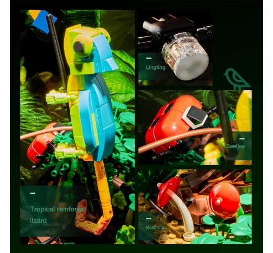 Конструктор ENJBRICK Тропический лес (my-20069)