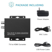 Конвертер Tvi у Hdmi Wsdcam Full HD 4K, чорний (my-20131)