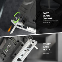 Лобзик GALAX PRO 78126 400 Вт с регулируемой скоростью, черный (my-20109)