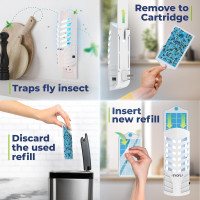 Ловушка для насекомых с подсветкой VEYOFLY VF02 для дома, белый (my-20203)