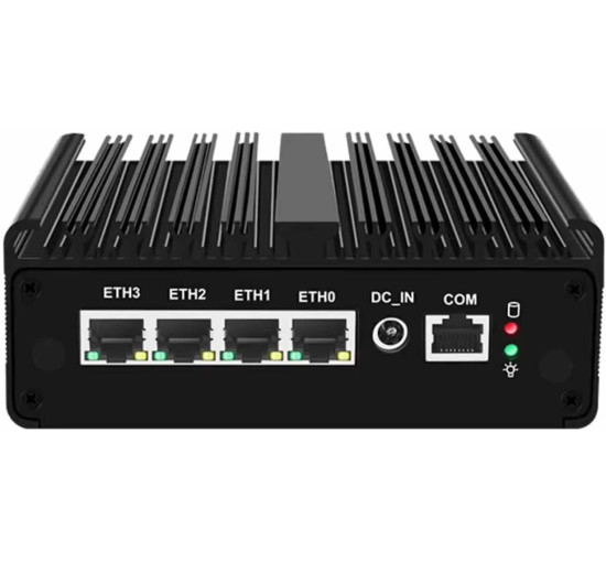 Міні-ПК Tuofudun N150 маршрутизатор з брандмауером, 4 LAN-портами i226-V 2.5G NVMe (my-20106)